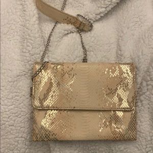 snake print crossbody bag